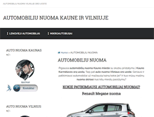 Tablet Screenshot of noriuauto.lt